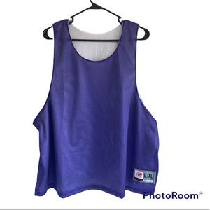 New Balance Men’s Mesh Camp Pinnie Reversible Tank L/XL
